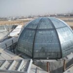 Curved glass Domes