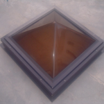 Thermoforming Single Pyramid Polycarbonate